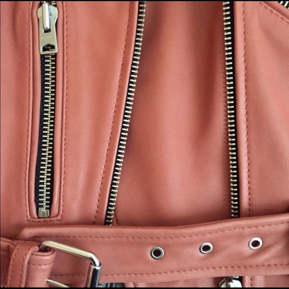 All Saints Balfern Leather Jacket - Picture 5 of 7